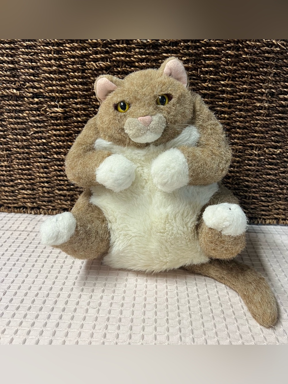 Applause Fat Cat Dakin PeeWee Pets Vintage Chubby Plush